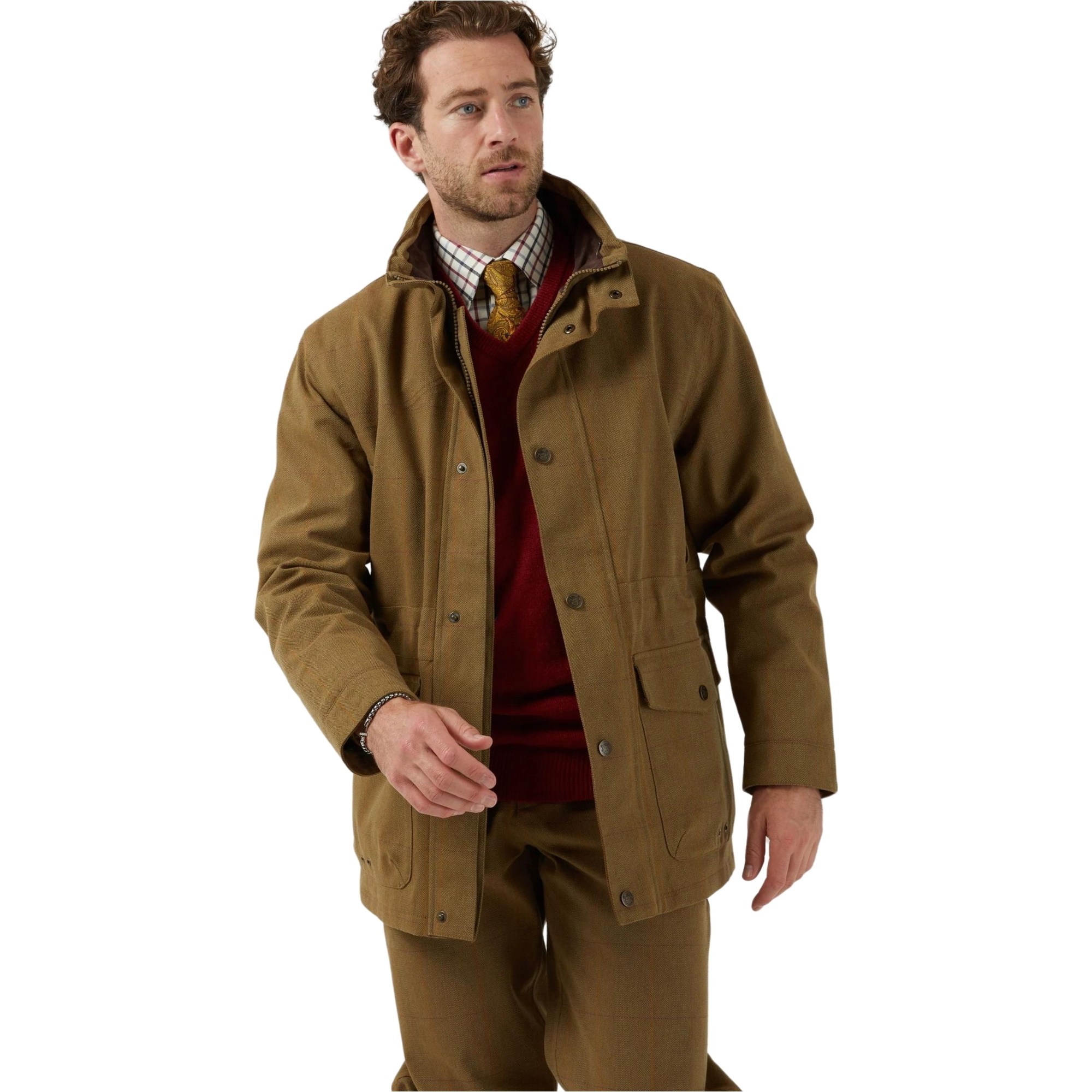 Alan Paine Mens Axford Field Coat AXFGFIE - Aspen